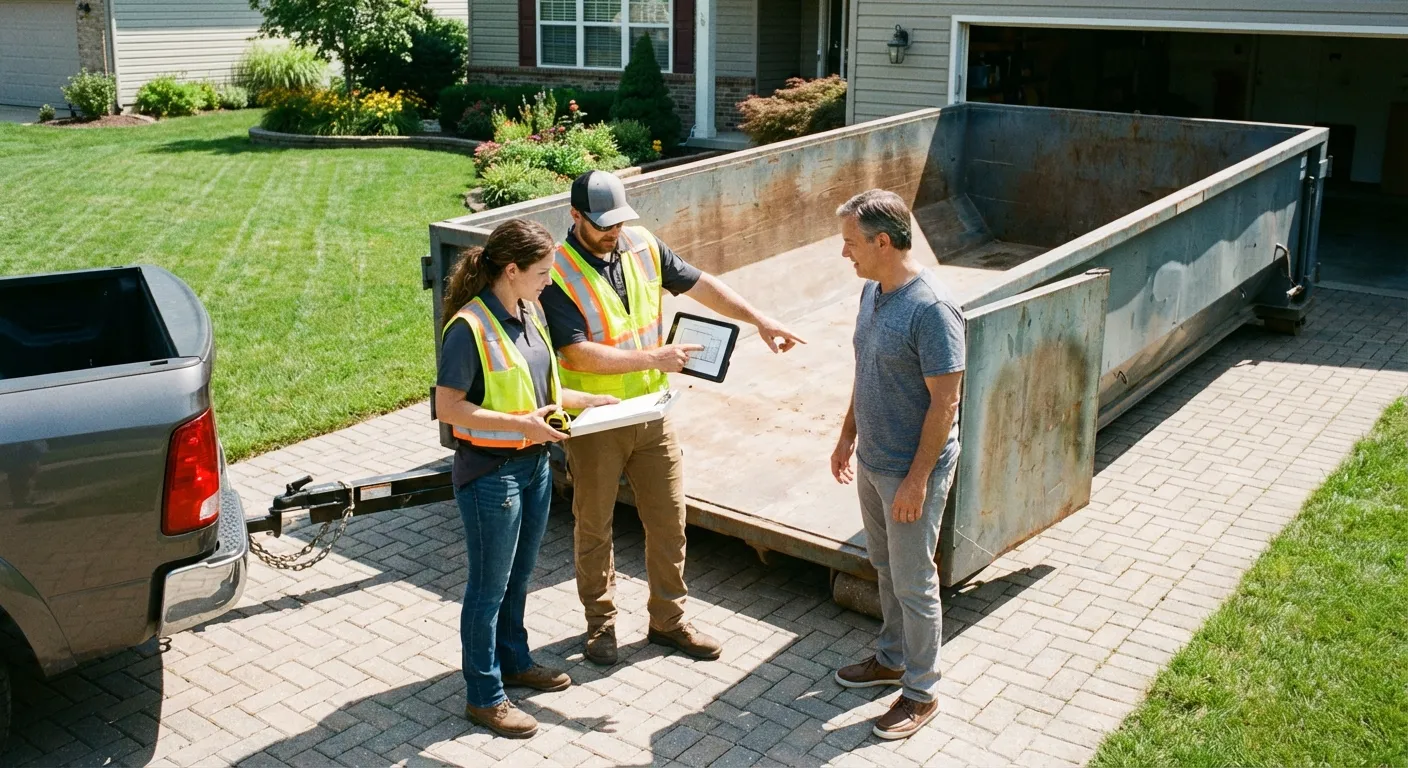 10 Yard Dumpster Rental Process in Allentown, PA