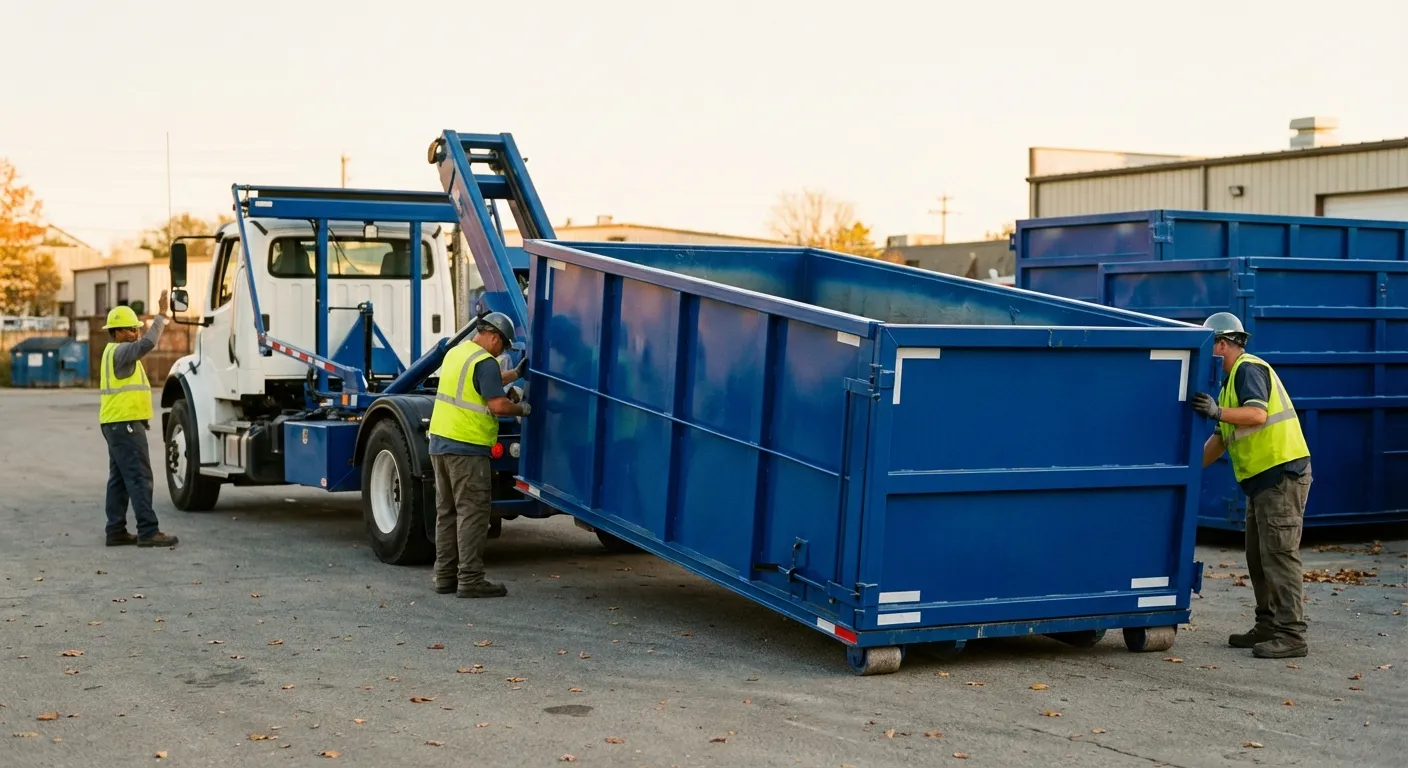 Commercial waste management and dumpster rental logistics in Allentown, PA