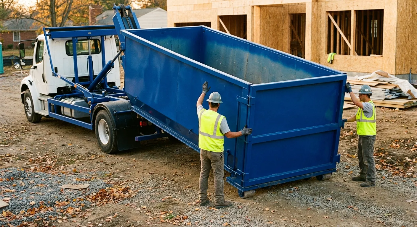 Construction dumpster delivery and waste management in Allentown, PA