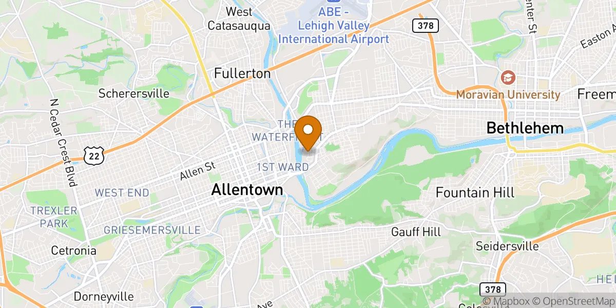 neighborhood map neighborhood map in Allentown, PA