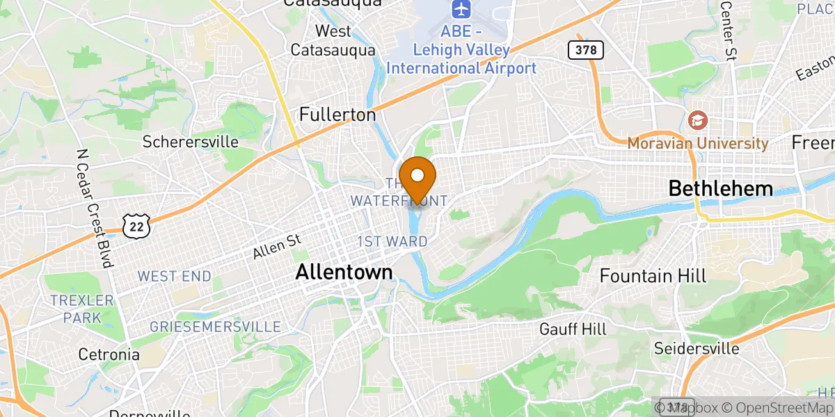 neighborhood map neighborhood map in Allentown, PA